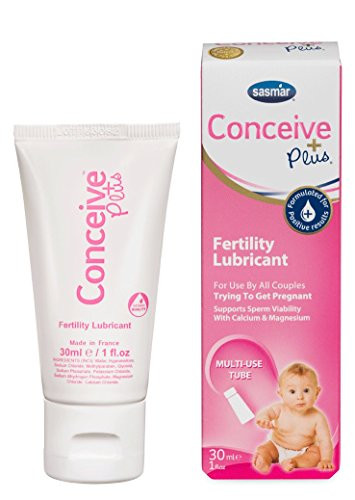 Conceive Plus Fertility Personal Lubricant, 1 Ounce Tube Trial Travel Size