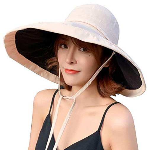 Women's Sun Hat Packable Reversible Bucket Hat UV Sun Protection Wide Brim Summer Beach Cap Women's Sun Hat Packable Reversible Bucket Hat UV Sun Protection Wide Brim Summer Beach Cap