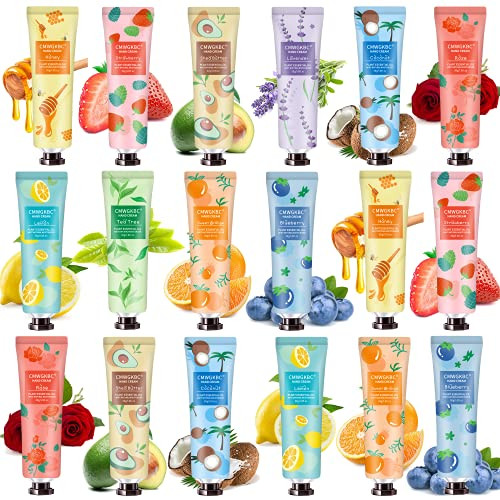 18 Pack Deeply Moisturizing Hand Lotion with Shea Butter and Vitamin E for Dry Cracked Hands and Working Hands and Body, Hand Cream Gift Set for Women and Men,Hand Cream Travel Size 18 Pack Deeply Moisturizing Hand Lotion with Shea Butter and Vitamin E for Dry Cracked Hands and Working Hands and Body, Hand Cream Gift Set for Women and Men,Hand Cream Travel Size