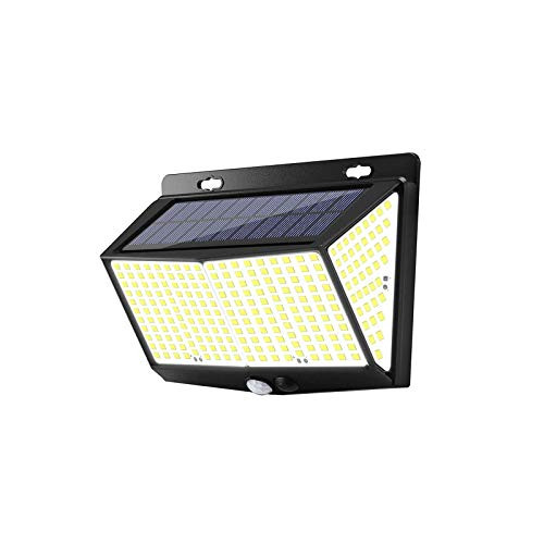 288 LED Solar Lights Outdoor, Exterior Solar Powered Lights Security Motion Sensor Lights with 3 Lighting Modes, 270 Wide-Angle, IP65 Waterproof Wireless for Outside Wall Fence Yard Garage