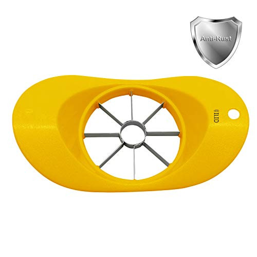 8 Blades Apple Slicer Corer Fruit Divider Cutter Wedger Tool, Stainless Steel - 100% Rust Resistant 