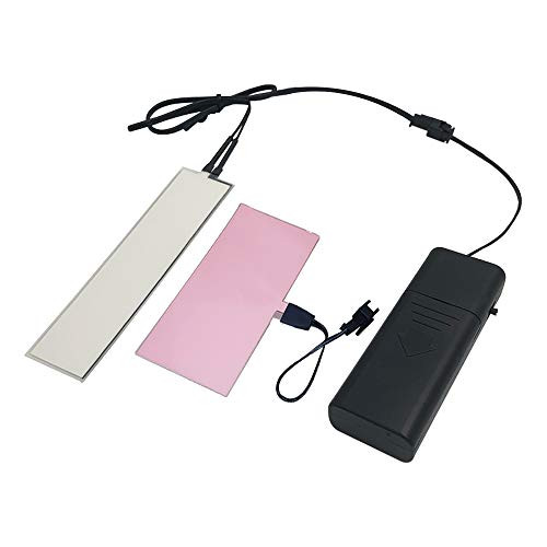 BAR AUTOTECH DIY EL Panel  Flexible Cuttable Electroluminescent Backlight Paper Lamp Sheet with Battery Inverter for Cosplay, Party, Decorate Light, Car, Advertising -1 Set, Battery Inverter-