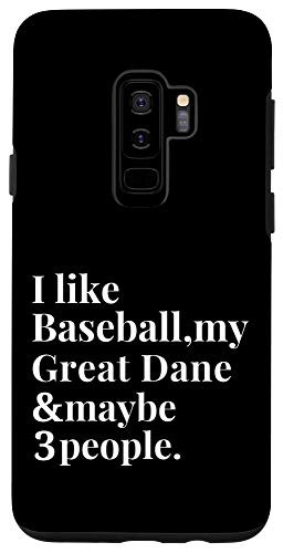 Galaxy S9 plus Great Dane Funny Dog Owner Babesall Fan Player Lover Gift Me Case