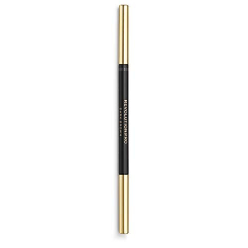 Makeup Revolution Pro Define Fill Micro Brow Pencil, Dark Brown