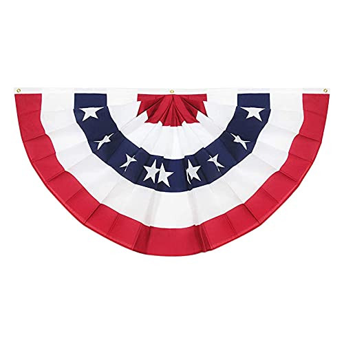 Tlymopukt Patriotic Party Supply,4th of July Decorations American Flag Skirt Decor Fan-Shaped Banner USA Flag Pennant Garden Flag Patriotic Porch Sign Hanging Banner for Veterans Day Independence Day Tlymopukt Patriotic Party Supply,4th of July Decorations American Flag Skirt Decor Fan-Shaped Banner USA Flag Pennant Garden Flag Patriotic Porch Sign Hanging Banner for Veterans Day Independence Day