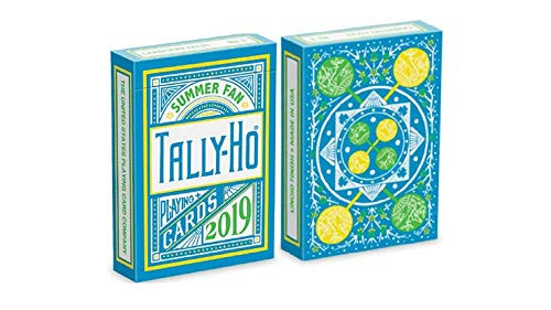 MJM Tally Ho Fan Back Summer Playing Cards