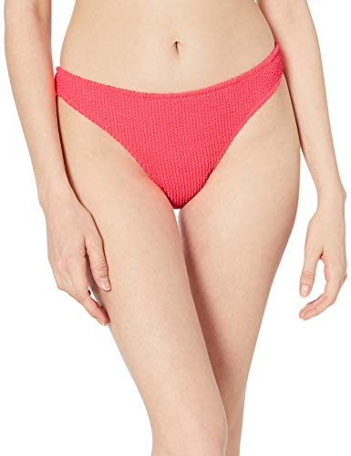Volcom Junior's Women's On The Spot Hipster Bikini Bottom, neon Pink, Extra Large