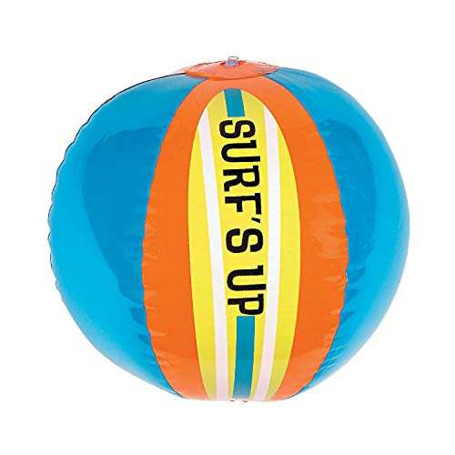 Fun Express Surfs UP Beach Balls -14"- 1 PC - Toys - 1 Piece