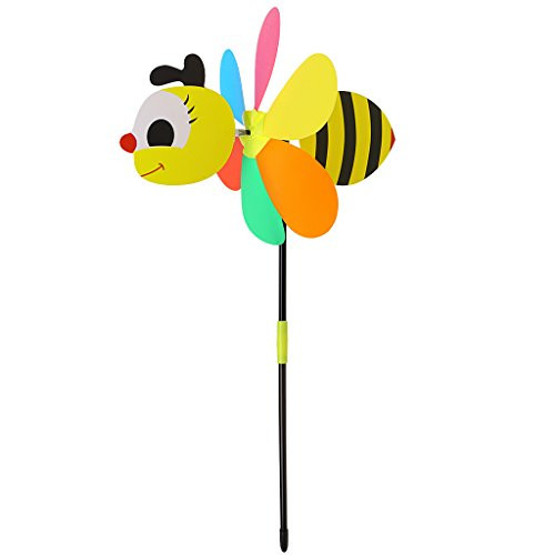 7haofang New Sell 3D Large Animal Bee Windmill Wind Spinner Whirligig Yard Garden Decor 7haofang New Sell 3D Large Animal Bee Windmill Wind Spinner Whirligig Yard Garden Decor