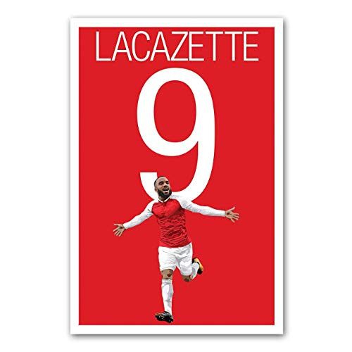 Alexandre Lacazette Poster - Arsenal Soccer Art