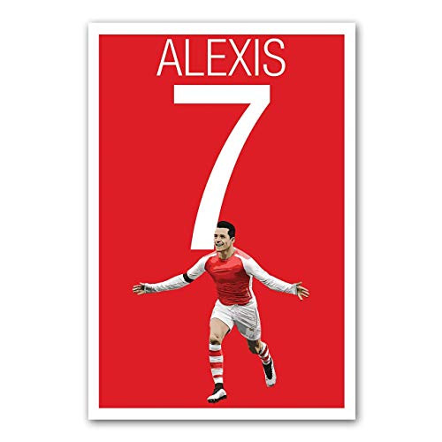 Alexis Sánchez Poster - Arsenal Soccer Art
