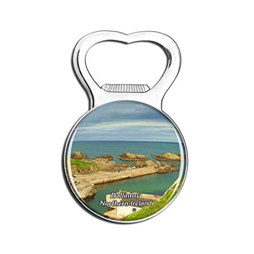 Northern Ireland Ballintoy Harbour UK England Fridge Magnet Bottle Opener Beer City Travel Souvenir Collection Gift Strong Refrigerator Magnet