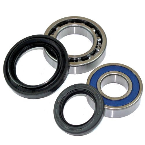 Caltric Rear Wheel Ball Bearings  and  Seal Kit Compatible with Yamaha Big Bear 350 Yfm350 2Wd 1996-1999