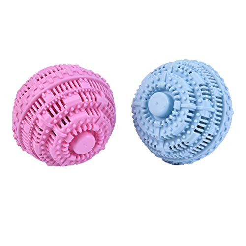 JIAOAO 2 Pcs Laundry Cleaning Balls,Eco-Friendly Wash Ball Super Laundry Balls,Wash Wizard Laundry Ball,Washing Machine Balls,Non-Chemical Detergent Laundry Ball. JIAOAO 2 Pcs Laundry Cleaning Balls,Eco-Friendly Wash Ball Super Laundry Balls,Wash Wizard Laundry Ball,Washing Machine Balls,Non-Chemical Detergent Laundry Ball.