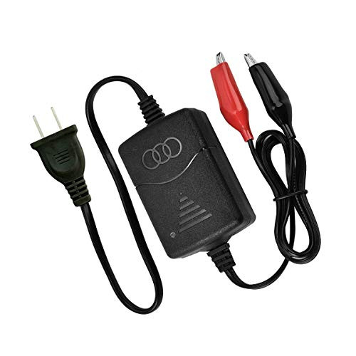Trickle Battery Charger,12V 1250mA Smart Battery Charger Portable Car Battery Charger for 12V Lead-Acid Batteries