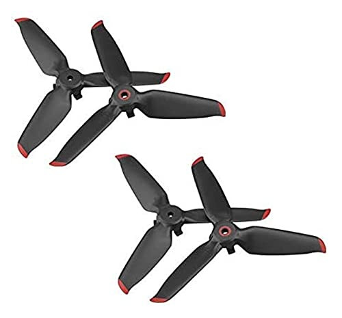 Yivibe Drone Quick Release Propellers/Fit for DJI FPV Combo Drone Props Blade Replacement Wing Fan Spare Part/Fit for DJI FPV Combo Drone -Color - Golden 4 Pairs- - Color - Red 2 Pairs -