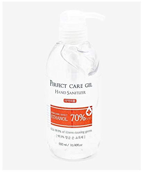 Perfect Care Hand Sanitizer Gel 500ml/16.9floz 70 percent Ethanol Perfect Care Hand Sanitizer Gel 500ml/16.9floz 70 percent Ethanol