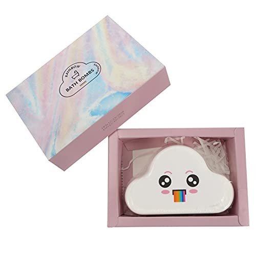 Minkissy Bath Bombs Gift Cloud Shaped Bath Bombs Shower Salt Ball Essential Oil SPA Bath Fizzies for Moisturizing Dry Skin