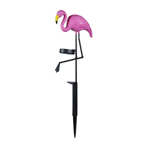 Uwariloy Outdoor Solar Lights Flamingo Garden Led Light, Waterproof Solar Powered Decor Lamps, Landscape Ground Lights Flamingo LED Garden Lights for Walkway,Pathway,Yard,Lawn