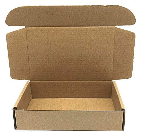 Small Cardboard Shipping Box Mailers 7 x 4.3 x 1.6 Inch Corrugated Packaging Storage Boxes 25 Pack