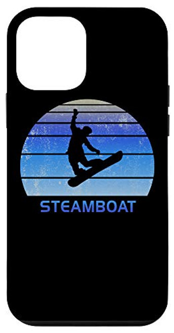 iPhone 12 mini Retro Steam Boat Colorado Fan Snowboarding Snowbaord Gift Case