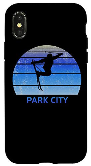 iPhone X/XS Retro Park CIty Utah Ski Fan Skiing Skiier Snowboard Gift Case iPhone X/XS Retro Park CIty Utah Ski Fan Skiing Skiier Snowboard Gift Case