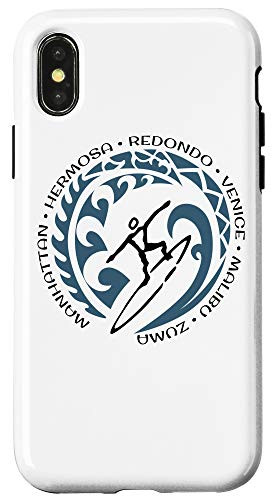 iPhone X/XS Southern California Surf Surfing Fan Gift Case