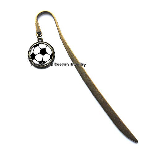 Football Bookmark, Soccer Bookmark, Soccer mom Gift, Football Fan Gift, Sports Bookmark, Soccer Jewellery, Football Jewellery, Football Team?PU155 -Brass- Football Bookmark, Soccer Bookmark, Soccer mom Gift, Football Fan Gift, Sports Bookmark, Soccer Jewellery, Football Jewellery, Football Team?PU155 -Brass-