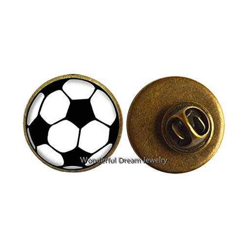 Football Brooch, Soccer Brooch, Soccer mom Gift, Football Fan Gift, Sports Brooch, Soccer Jewellery, Football Jewellery, Football Team?PU155 -Brass- Football Brooch, Soccer Brooch, Soccer mom Gift, Football Fan Gift, Sports Brooch, Soccer Jewellery, Football Jewellery, Football Team?PU155 -Brass-