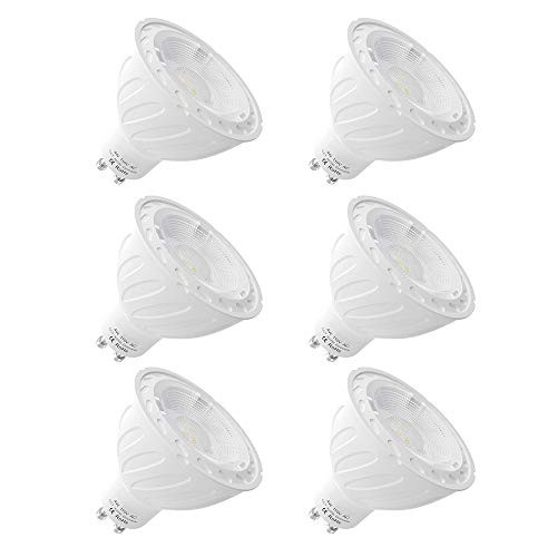 GU10 Led Light Bulbs Dimmable 4W Equivalent 35W Halogen, LED Spotlight Bulbs Replacement for Recessed Track Lighting, 540LM 4000K Natural White Light Pack of 6