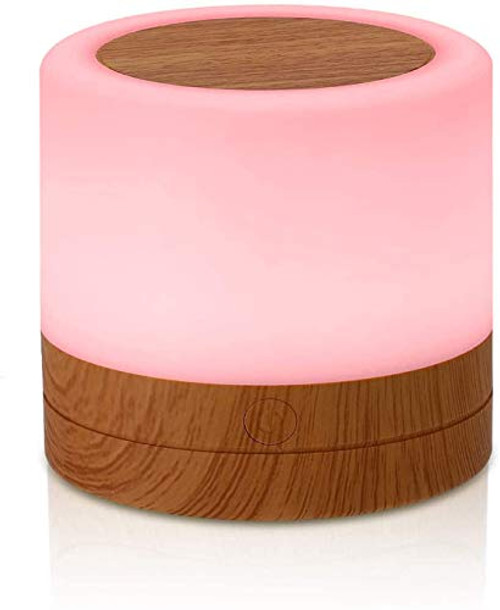 LED Bedside lamp dimmable Atmosphere Table lamp with Warm White Light, 13 Colors and Color Changes, Touch-Sensitive Night Light for Bedroom, Living Room and Office -White- LED Bedside lamp dimmable Atmosphere Table lamp with Warm White Light, 13 Colors and Color Changes, Touch-Sensitive Night Light for Bedroom, Living Room and Office -White-