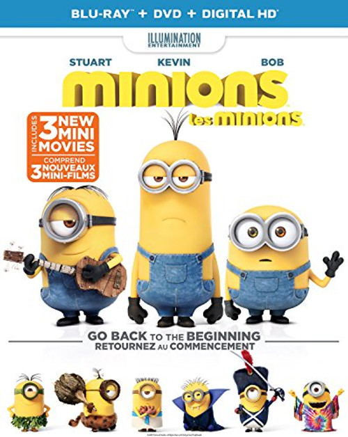 Minions -Includes 3-Mini Movies- -Blu-ray plus DVD- Minions -Includes 3-Mini Movies- -Blu-ray plus DVD-