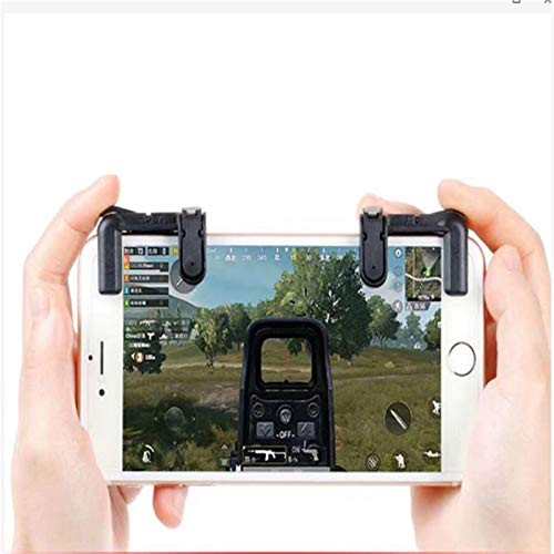 LSDZTXQ Mobile Controller Gamepad Shooting Button L1 R1 Trigger PUBG Mobile Phone Gamepad Joystick, Suitable for iPhone Android Phones