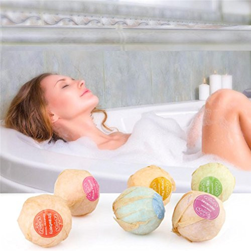 Organic Bath Bombs,Efaster 1 PC Handmade Bath Bombs Bubble Bath Salts Ball Daily Gifts