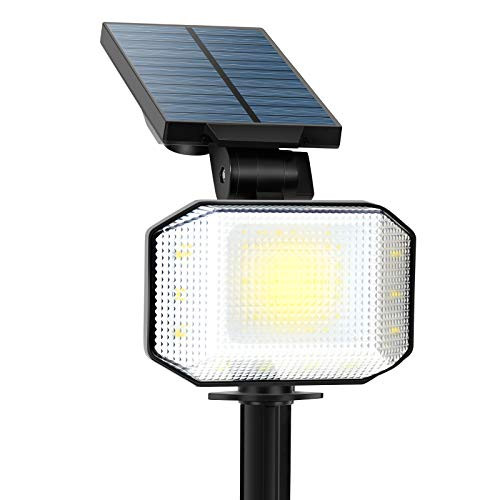 40 LEDS Solar Landscape Spotlights, Upgraded 2-in-1 Waterproof Adjustable Outdoor Solar Wall Light Wireless Auto On/Off Dusk-to-Dawn for Yard Garden Driveway Porch Walkway Pool Patio Cold White 1 Pack 40 LEDS Solar Landscape Spotlights, Upgraded 2-in-1 Waterproof Adjustable Outdoor Solar Wall Light Wireless Auto On/Off Dusk-to-Dawn for Yard Garden Driveway Porch Walkway Pool Patio Cold White 1 Pack