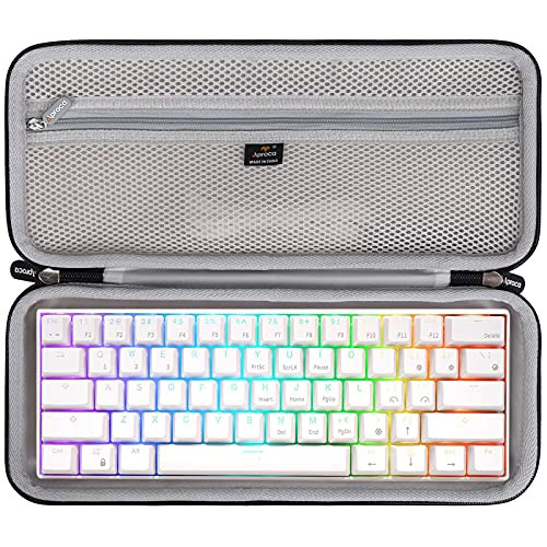 Aproca Hard Storage Protective Travel Case, for RK Royal KLUDGE RK61 Wired 60 percent Mechanical Gaming Keyboard