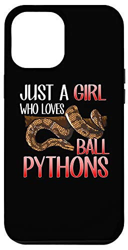 iPhone 12 Pro Max Just A Girl Who Loves Ball Pythons Snake Lover Reptile Case