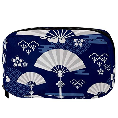 Inhomer Toiletry Bags for Women Japanese Fans And Florals Travel Cosmetic Makeup Pouch Handy Pencil Cases Inhomer Toiletry Bags for Women Japanese Fans And Florals Travel Cosmetic Makeup Pouch Handy Pencil Cases