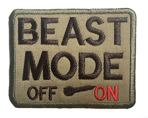 Antrix Tactical Coyote Brown Beast Mode On Emblem Military Badge Emblem Patch Hook and Loop Patch for Backpacks Caps Hats Bags Military Uniform Antrix Tactical Coyote Brown Beast Mode On Emblem Military Badge Emblem Patch Hook and Loop Patch for Backpacks Caps Hats Bags Military Uniform