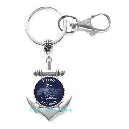 I Love You to Gallifrey and Back Gallifreyan Anchor Keychain time Lord Lovers time Lord Anchor Keychain who Key Ring who Fan Jewelry Whovian Gift--324 I Love You to Gallifrey and Back Gallifreyan Anchor Keychain time Lord Lovers time Lord Anchor Keychain who Key Ring who Fan Jewelry Whovian Gift--324