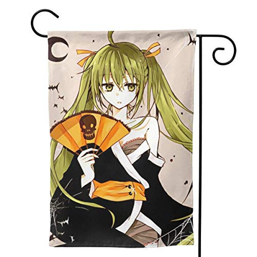 POUDBDH Halloween Anime Skull Fan Bat Seasonal Family Welcome Double Sided Garden Flag Outdoor Funny Decorative Flags for Garden Yard Lawn Decor Party Gift Many Sizes POUDBDH Halloween Anime Skull Fan Bat Seasonal Family Welcome Double Sided Garden Flag Outdoor Funny Decorative Flags for Garden Yard Lawn Decor Party Gift Many Sizes