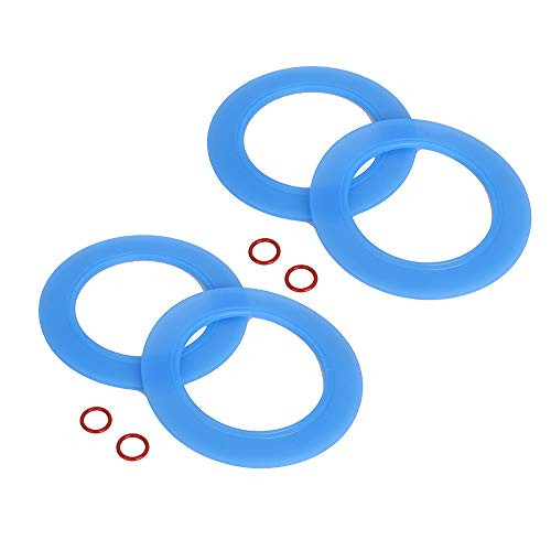 KONDUONE Pack of 4 Durable 7301111-0070A Flush Valve Seal Kit for American Standard Champion 4 Eljer Titan 4 Toilets Parts Gasket Seal -Replaces 73011110070A Canister Flush Valve Seal Kit