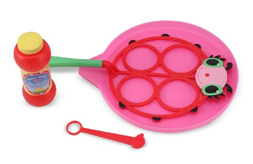 Melissa & Doug Sunny Patch Bollie Ladybug Bubble-Blowing Set With Oversized Wand