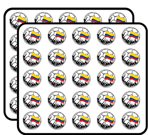 Colombia Soccer Ball Fans Sticker for Scrapbooking, Calendars, Arts, Kids DIY Crafts, Album, Bullet Journals 50 Pack Colombia Soccer Ball Fans Sticker for Scrapbooking, Calendars, Arts, Kids DIY Crafts, Album, Bullet Journals 50 Pack