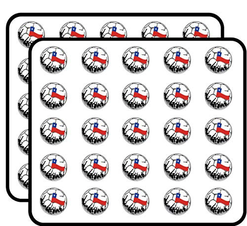 Chile Soccer Ball Fans Sticker for Scrapbooking, Calendars, Arts, Kids DIY Crafts, Album, Bullet Journals 50 Pack Chile Soccer Ball Fans Sticker for Scrapbooking, Calendars, Arts, Kids DIY Crafts, Album, Bullet Journals 50 Pack