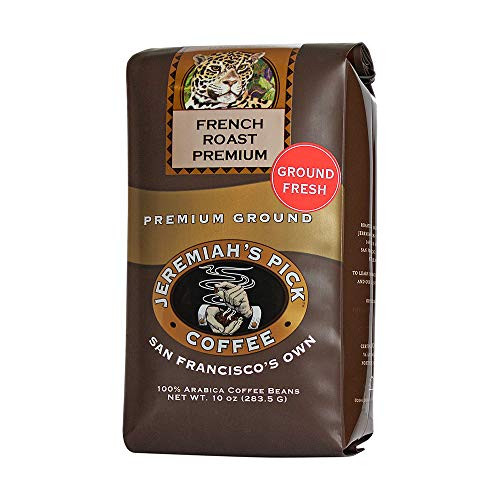 Jeremiah's Pick Coffee French Dark Roast Ground Coffee, 10-Ounce Bags (Pack of 3)