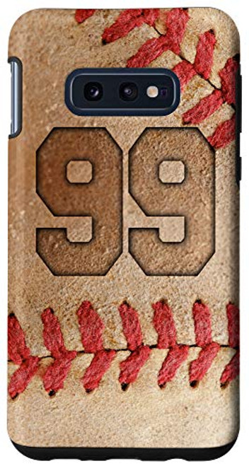 Galaxy S10e Baseball Fan -99 Jersey No 99 Baseball Lover Phone Case Gift Case