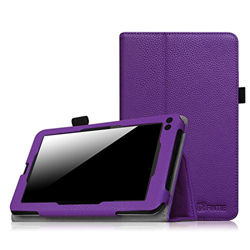 Fintie Case for RCA Voyager 7, Premium PU Leather Folio Cover Fits All Versions RCA Voyager 7" (2016, 2017) / RCA Voyager II 7" / RCA Voyager III RCA 7" / RCA Voyager Pro 7" Android Tablet, Violet