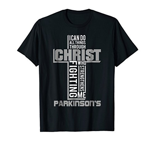 With Christ Fighting Parkinson's Warrior Awareness shirt With Christ Fighting Parkinson's Warrior Awareness shirt