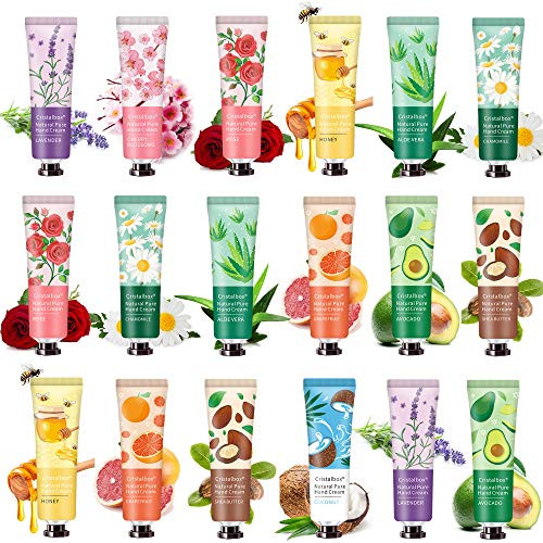 18 Pack Hand Cream for Dry Cracked Hands,Working Hands,Natural Plant Fragrance Hand Lition Moisturizing Hand Care Cream Gift Set Travel Size Hand Lotion With Natural Shea Butter And Aloe 18 Pack Hand Cream for Dry Cracked Hands,Working Hands,Natural Plant Fragrance Hand Lition Moisturizing Hand Care Cream Gift Set Travel Size Hand Lotion With Natural Shea Butter And Aloe